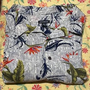 George Floral Button Down Shirt. Size 3XL (54-56)
